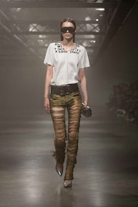 Paint-Adorned Rugged Fashion Boots Image 1