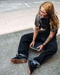 Juxtaposing Retro Skate Sneakers Image 4