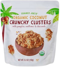 Crunchy Coconut Cluster Snacks