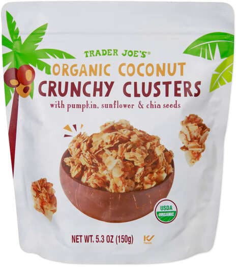 Crunchy Coconut Cluster Snacks