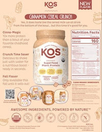 Nostalgic Cereal-Flavored Protein Powders Image 2