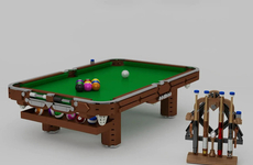 Miniature Toy Billiards Table