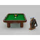 Miniature Toy Billiards Table Image 2