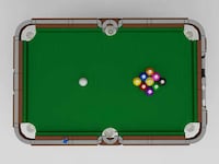 Miniature Toy Billiards Table Image 3