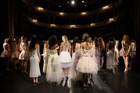 Whimsical Feminine Runway Shows