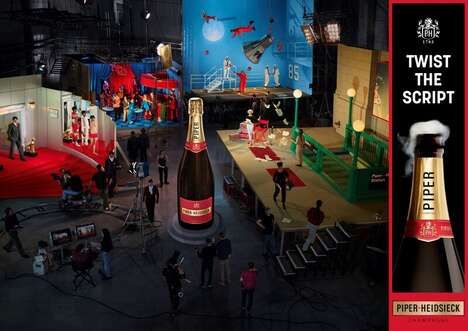 Theatircally Filmic Champagne Campaigns