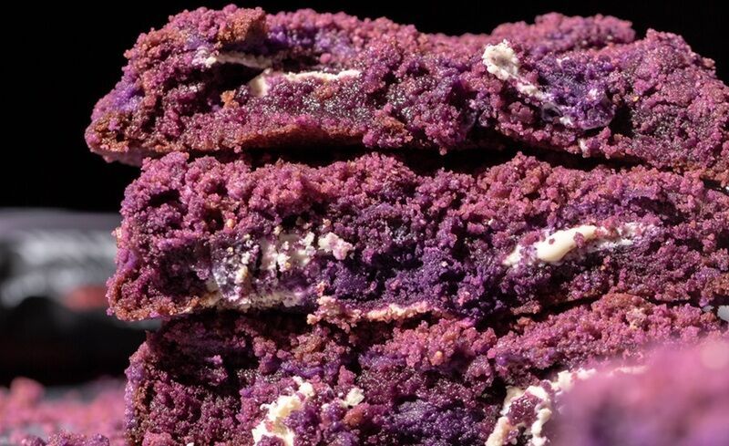 Purplish Ube-Infused Cookies