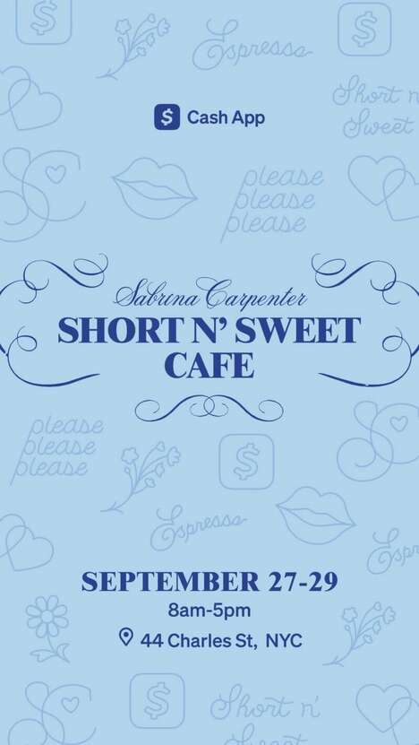 Singer-Inspired Pop-Up Cafes