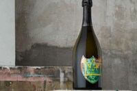 Abstract Artwork Champagne Branding Image 3