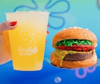 Cartoon Burger-Inspired Donuts Image 1