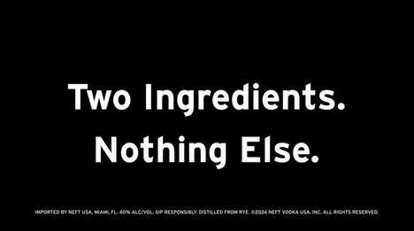 Two-Ingredient Vodka Campaigns