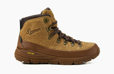 Collaboration Gold-Colored Hiking Boots