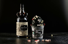 Boozy Blackened Ice Creams