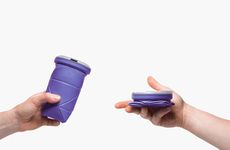 Collapsible Folding Carrier Cups