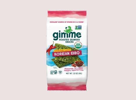 Savory-Flavored Seaweed Snacks