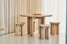 Wood-Centric Simple Furniture Series