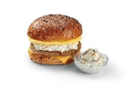 Bagel-Inspired Breakfast Sandwiches