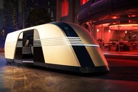 Art Deco Self-Driving Vans Image 1