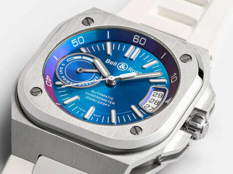 Futuristic Iridescent Timepiece