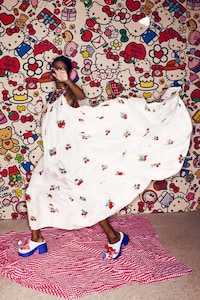 Kitty-Themed Textile-Focused Apparel Image 1