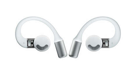 Transparent Open-Ear Earbuds
