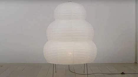 Structural Washi Paper Lamps