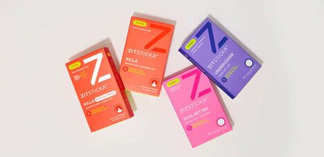 Eye-Catching Acne Solutions Packaging