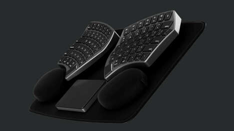 Ergonomic Magnetic Component Keyboards