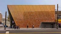 Script-Covered Library Facades Image 2