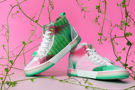 Thematic Ombre-Effect Sneakers