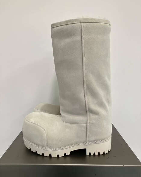 Bulbous Platformed Fashion Boots