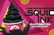 Squid Ink Frozen Yogurts