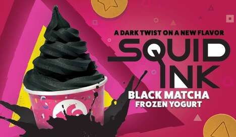 Squid Ink Frozen Yogurts