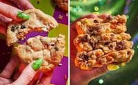 Halloween Candy-Packed Cookies Image 1