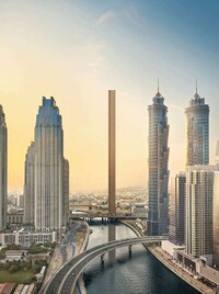 Highway-Side Narrow Skyscrapers Image 3