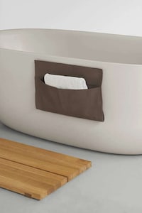 Oak Wood Bathroom Furniture Image 2
