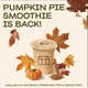 Fall-Dessert Inspired Smoothies Image 1