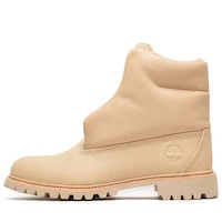 Inflated Collar Leather Boots Image 2