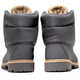 Inflated Collar Leather Boots Image 6