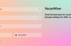 Optimized Vacation Planning Tools