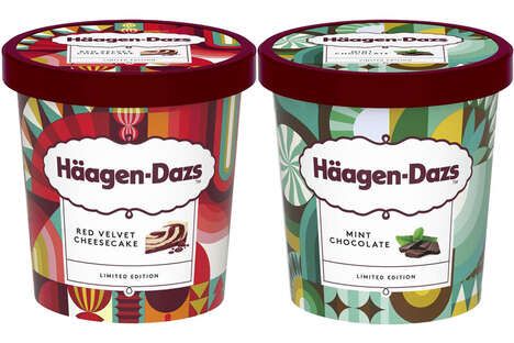 Festive Dessert Ice Creams