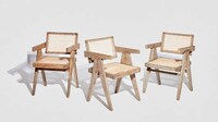 Mid-Century Teak Wooden Chairs Image 1