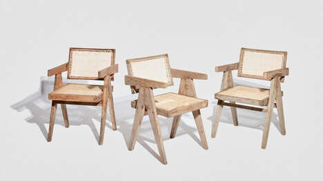 Mid-Century Teak Wooden Chairs