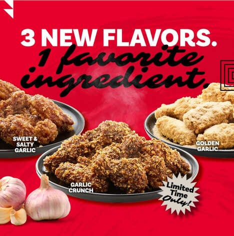 Crunchy Garlic Chicken Sauces