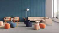 Organically Shaped Dynamic Poufs Image 2