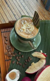 AI-Generated Latte Beverages Image 1