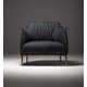 Denim-Upholstered Modern Furniture Image 2