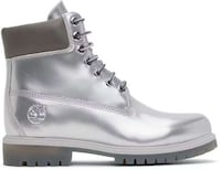 Metallic-Adorned Rugged Boots