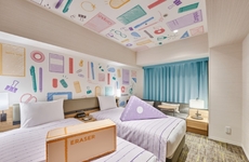 Stationery-Themed Hotel Rooms