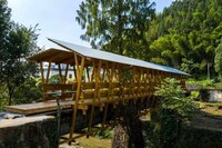 Sheltered Timber Chinese Bridges Image 5